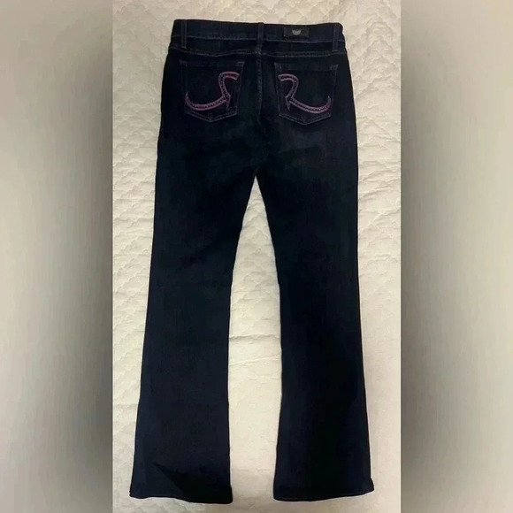 Rock & Republic Jeans Womens Size 29 Kasandra Dark Wash Jeans 31 x 34 8.5 Rise - Picture 8 of 11